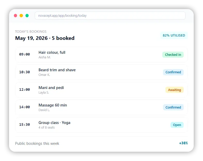 booking